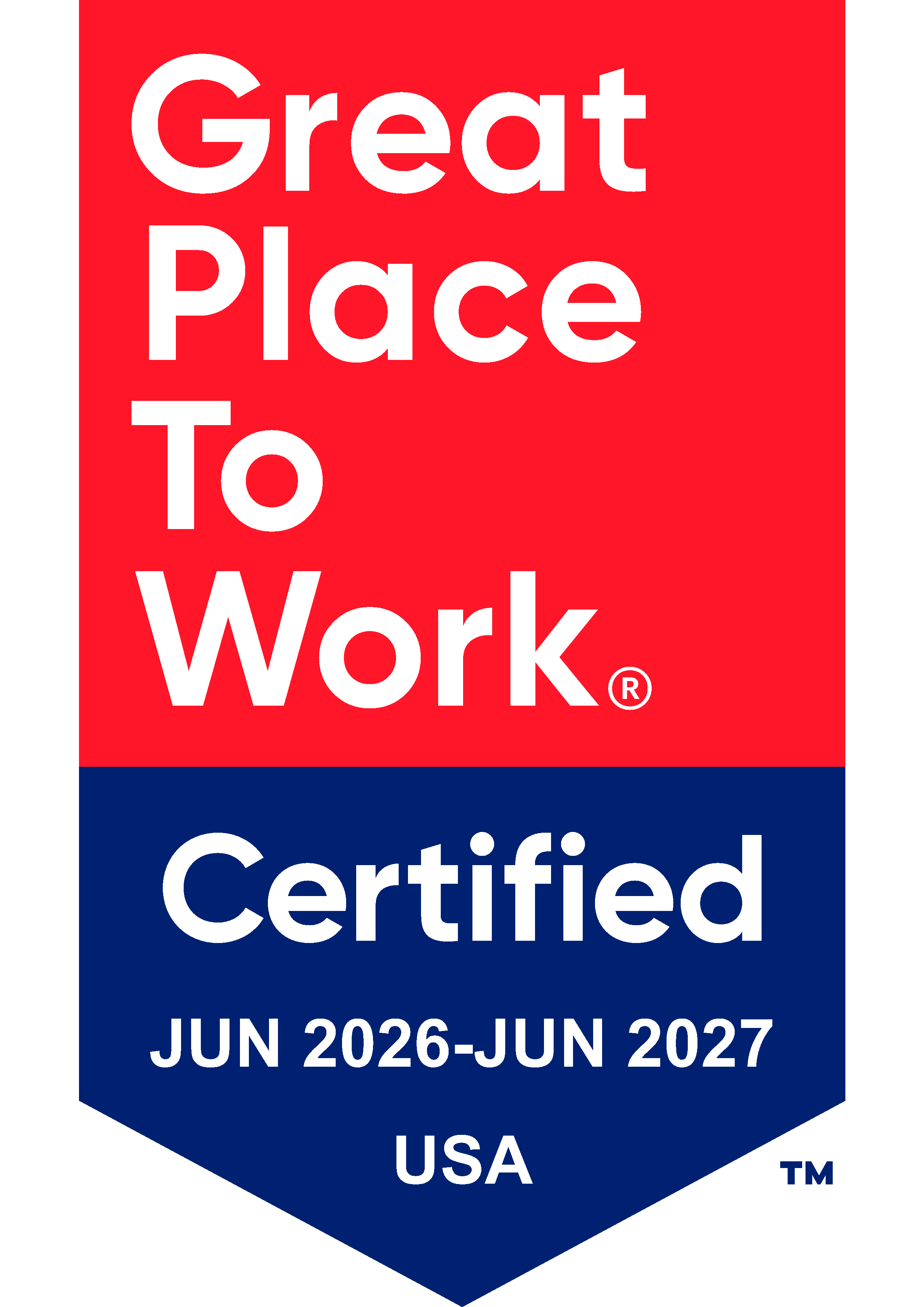 Great Place to Work Certified badge